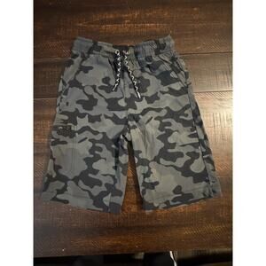 Weatherproof Vintage Boys Grey Camo Cargo Shorts Size S (7/8)